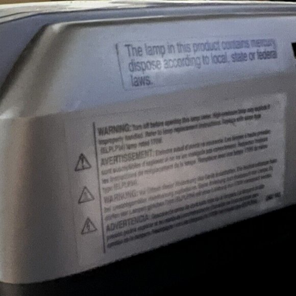 EPSON LCD Projector MODEL : EMP-X3 100/240V 50/60HZ 2.9-1.2A - Picture 10 of 13